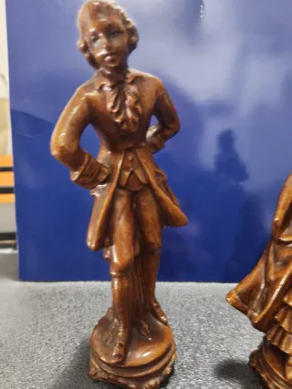 Statuine Coppia Legno