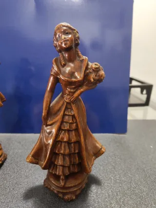 Statuine Coppia Legno