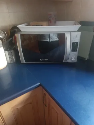 Microondas Candy plateado