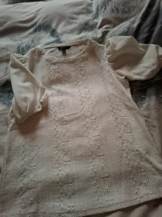 Blusa CORTEFIEL Blanca Talla XS