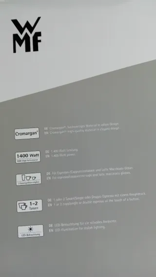 Cafetera Espresso Acero Inoxidable