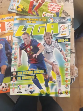 Lote 5 Álbumes Cromos Liga Este