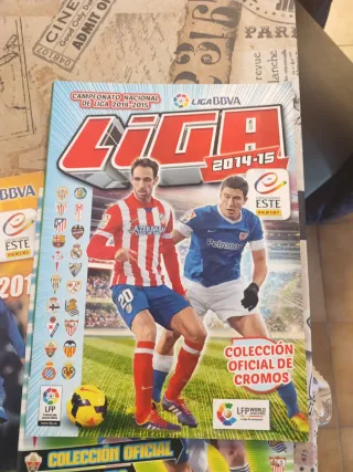 Lote 5 Álbumes Cromos Liga Este