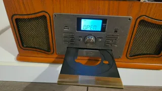 Tocadiscos Lauson Marrón y Negro, vitang