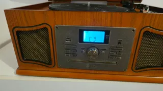 Tocadiscos Lauson Marrón y Negro, vitang