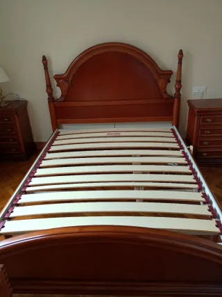 Estructura Cama 1.50 + Cabezal Madera