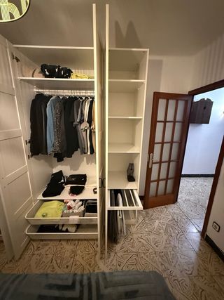 Armario blanco 250x50x236