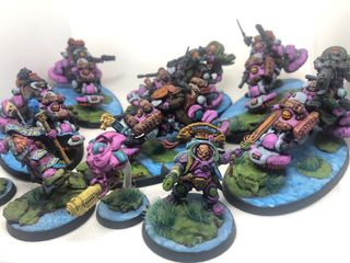 Batallón Ligas de Votann pintado