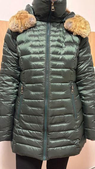 Chaqueta Henry Arroway verde con capucha