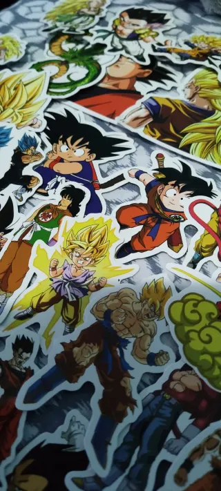 50 Pegatinas Dragon Ball