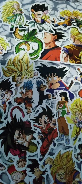 50 Pegatinas Dragon Ball
