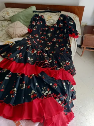 Traje Flamenca Talla 54 Mujer