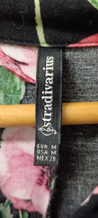 Vestido fino estampado floral