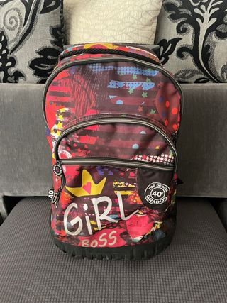 Mochila escolar con ruedas Girl Boss
