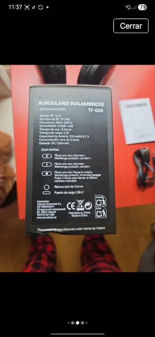 Audífonos Transformers TF-G06 Gaming