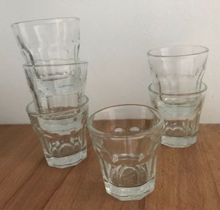Vasos de chupito de cristal