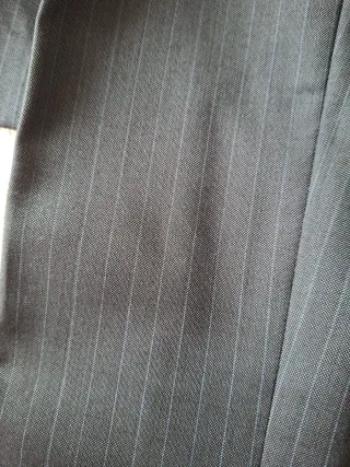 Traje Zara Chaqueta y Pantalón Gris Talla M