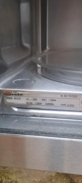 Microondas Miele No funciona.
