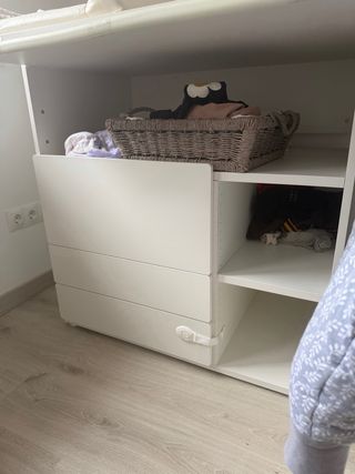 Cambiador SMÅSTAD blanco 3 cajones