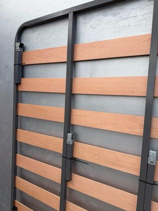 Somier 150x190cm Metal y Madera