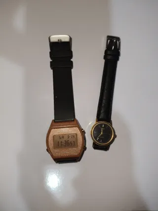 Reloj Casio Marrón y Dorado