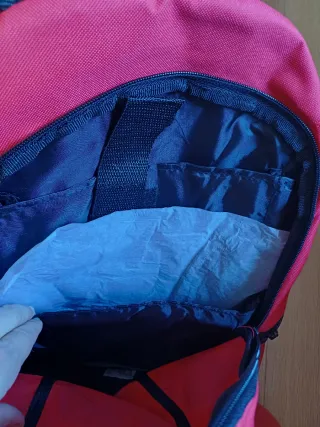 Mochila Ferrari Negra y Roja