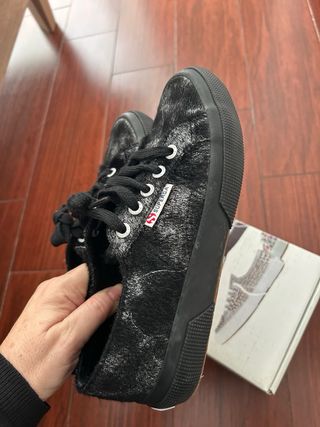 Superga Zapatillas Negro/Gris