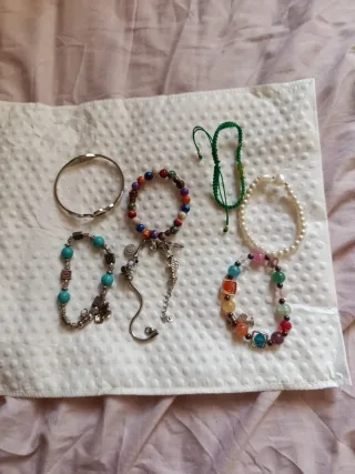 Lote de 6 Pulseras Variadas