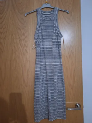 Vestido de tirantes a rayas