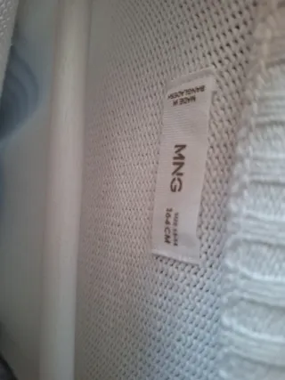 Jersey Mango Rayas Blanco y azul claro talla 13-14