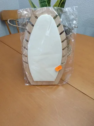 Expositor Bisutería Madera y Blanco