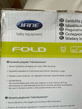 Hamaca plegable Jané Fold Savannah