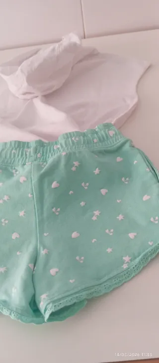 Conjunto camiseta y shorts 7/8 años