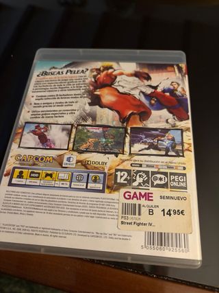 Tekken 6 y Street Fighter IV PS3