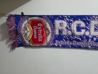 Bufanda RCD Espanyol y Estrella Damm