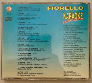 Fiorello Karaoke Compilation Vol. 1 CD