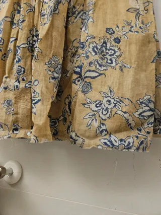 Falda midi Zara flores