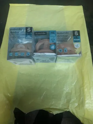 Lote 1 Chupetes Suavinex Zero.Zero 2 cajas tetinas