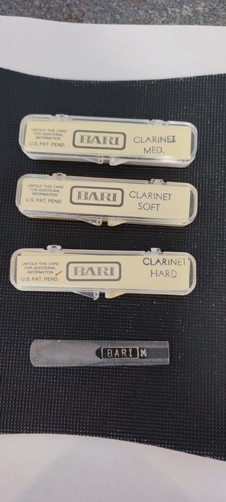 Bari - Cañas Clarinete Med, Soft, Hard