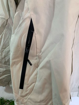Chaqueta Crema Entretiempo Mujer Talla M