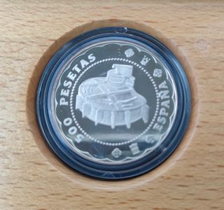 Moneda Plata 500 Pesetas Casa de la Moneda Segovia