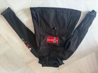 Chaqueta Geographical Norway Negra Talla XL chica