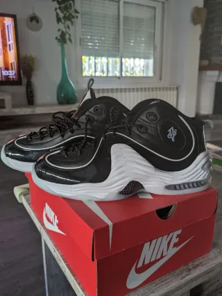 Nike Air Penny II Negro Blanco