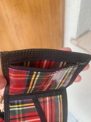 Cartera Billetero Andrea Cuadros Rojo