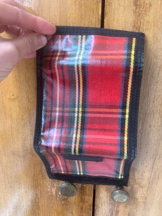 Cartera Billetero Andrea Cuadros Rojo