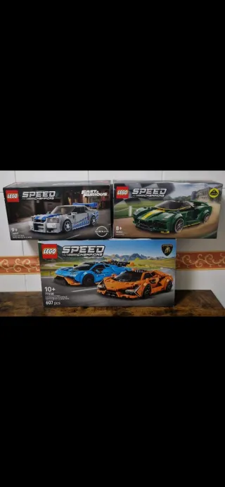 Lego Speed Champions Coches (3 Cajas)