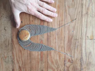 Collar cadena con piedra