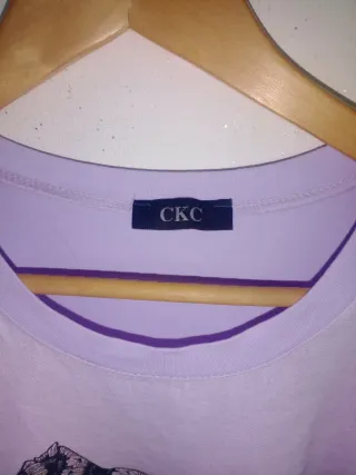 Camiseta calavera brillante talla 48