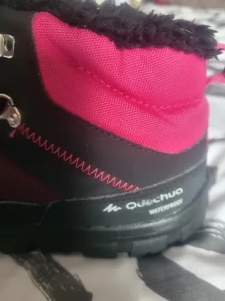 Botas senderismo mujer morado/negro