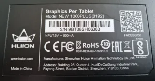 Tableta Digitalizadora Huion New 1060PLUS